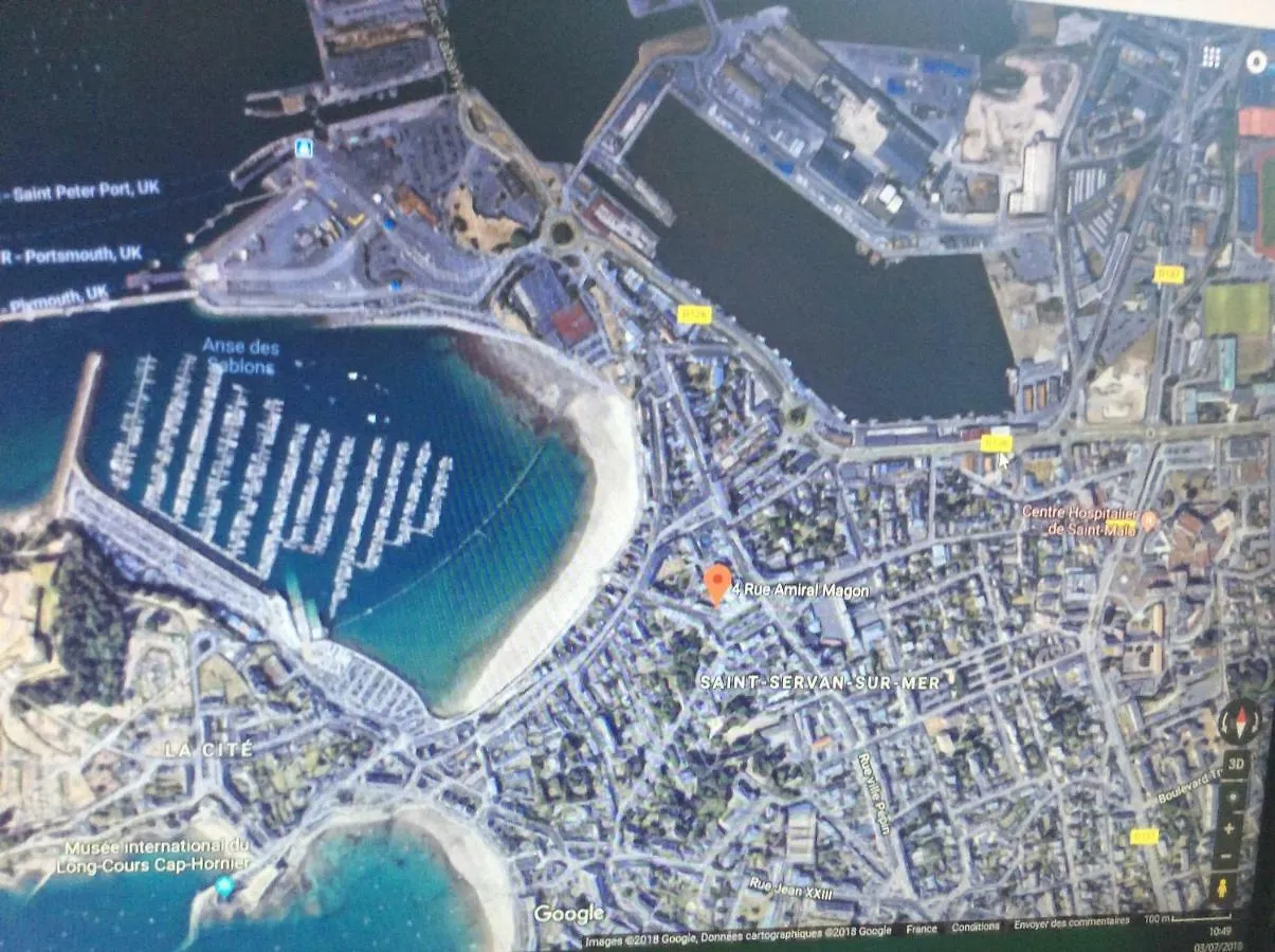 Apartamento Le Sablon 50M Plage 2 Pers Possible 4 Saint-Malo Francia